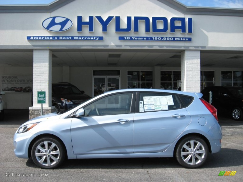 Clearwater Blue Hyundai Accent