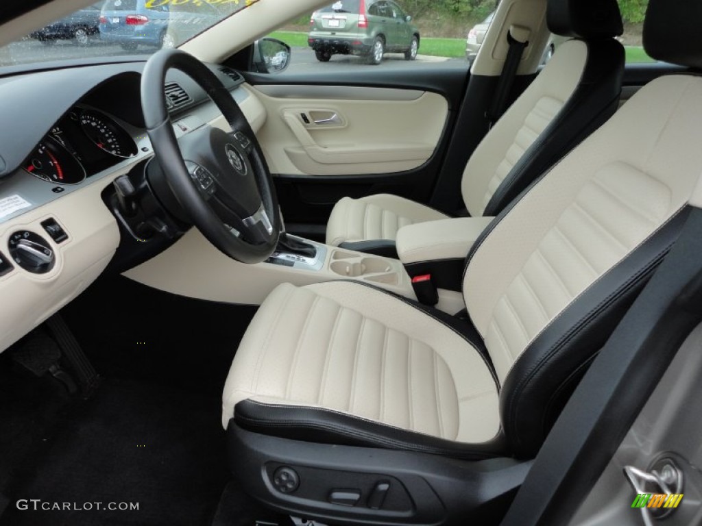 Cornsilk Beige Two Tone Interior 2010 Volkswagen CC Sport Photo #54242711