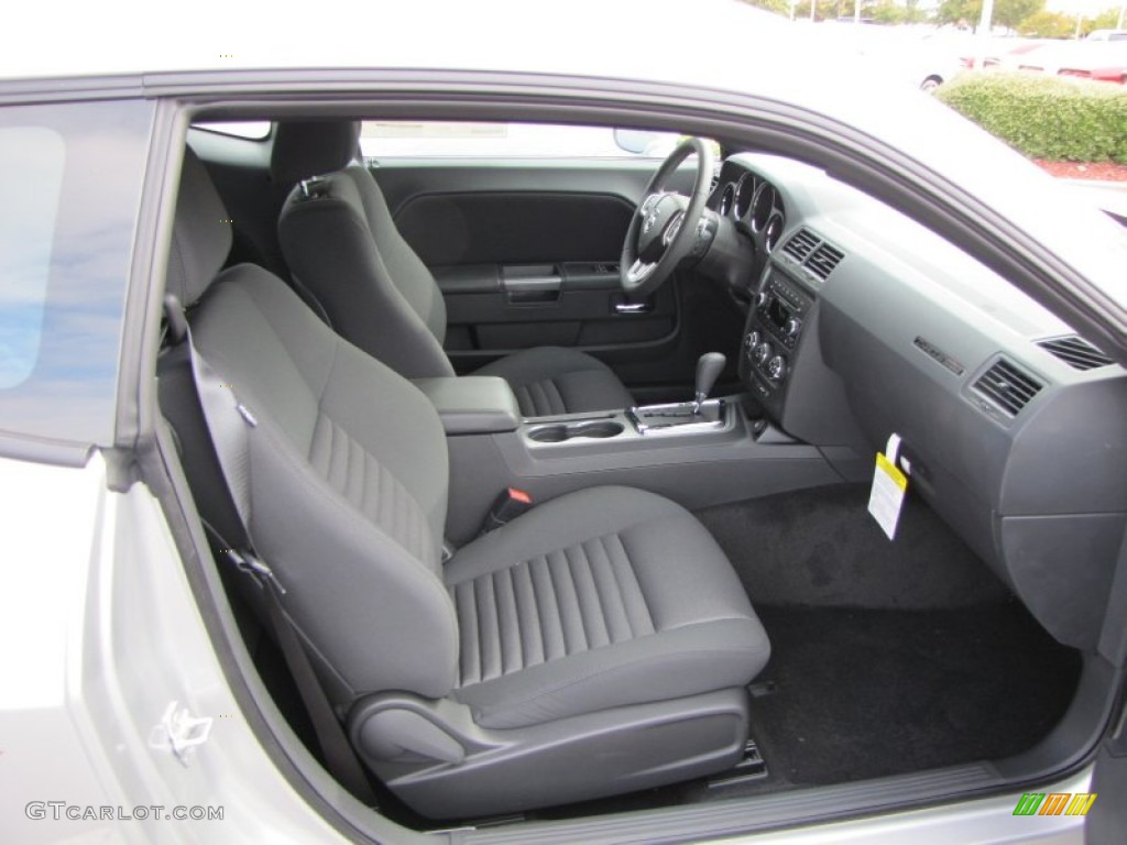 2012 Challenger R/T - Bright Silver Metallic / Dark Slate Gray photo #8