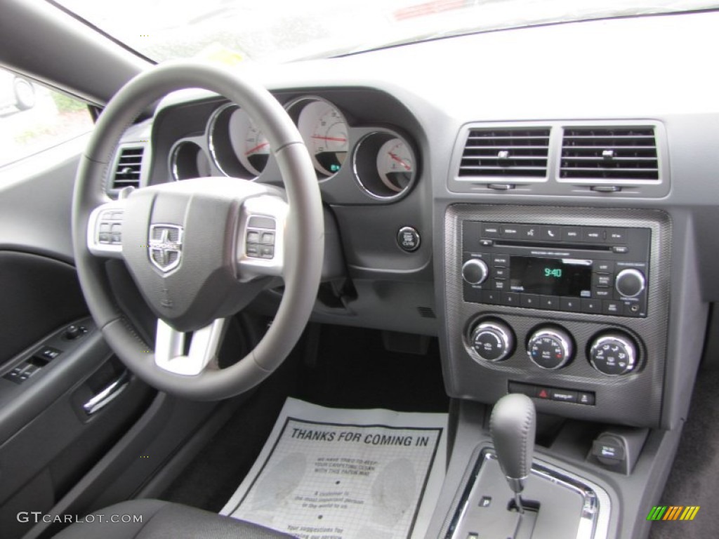 2012 Dodge Challenger R/T Dark Slate Gray Dashboard Photo #54243584