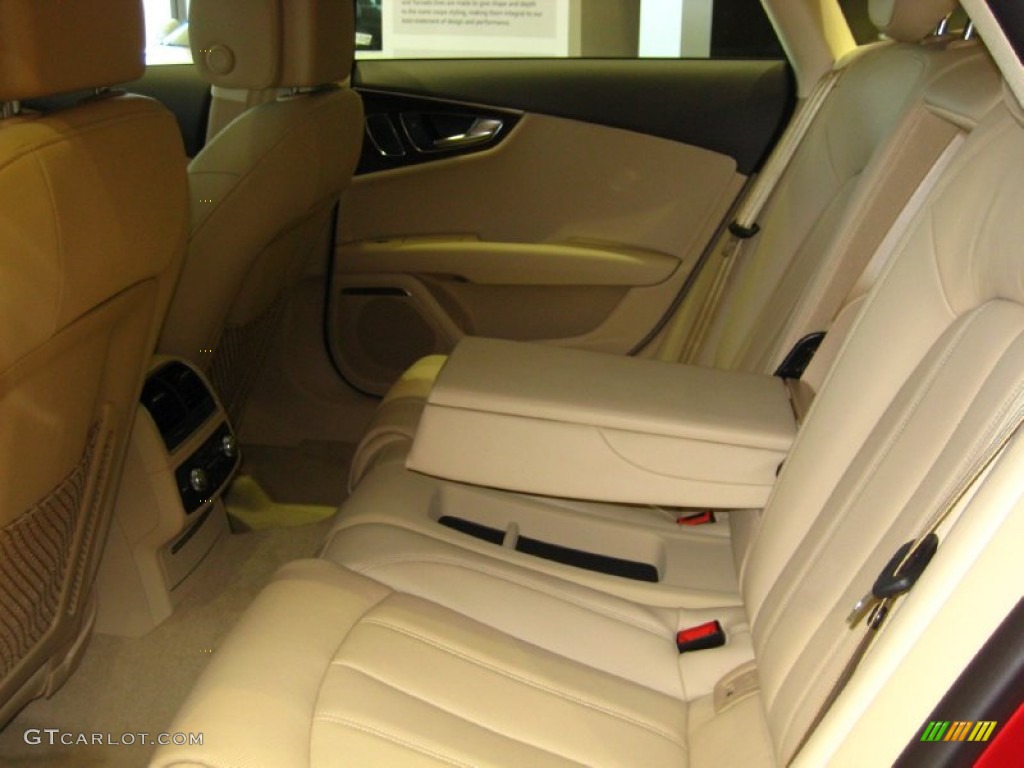 Velvet Beige Interior 2012 Audi A7 3.0T quattro Premium Photo #54243620