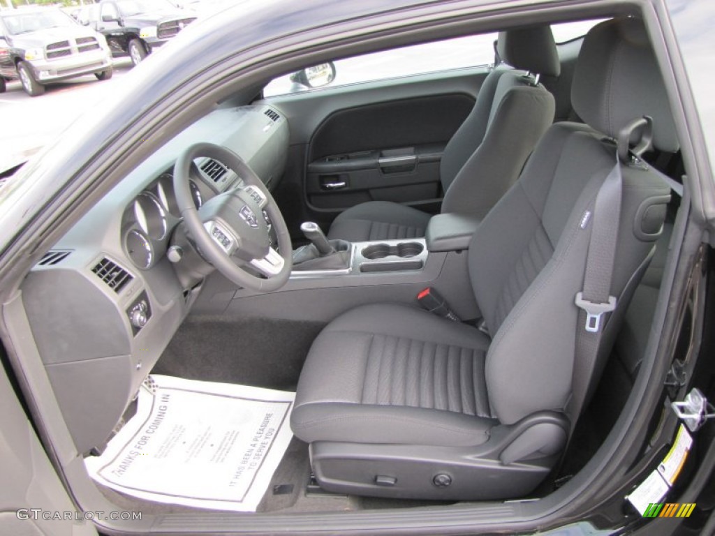 Dark Slate Gray Interior 2012 Dodge Challenger R/T Photo #54243770