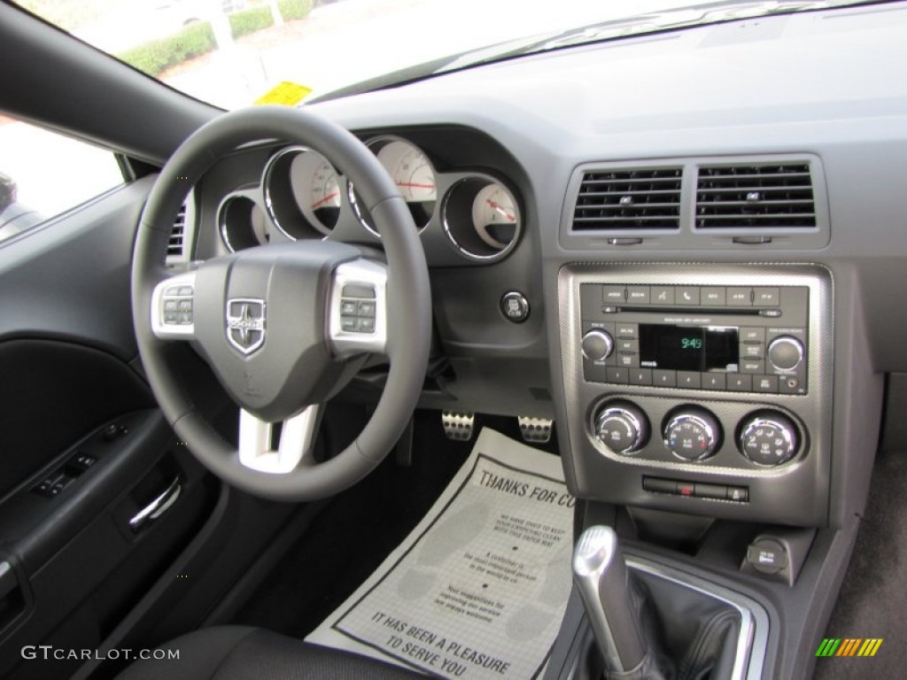 2012 Dodge Challenger R/T Dark Slate Gray Dashboard Photo #54243797