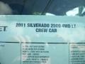 2011 Blue Granite Metallic Chevrolet Silverado 2500HD LT Crew Cab 4x4  photo #44