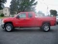 2011 Victory Red Chevrolet Silverado 2500HD LT Extended Cab 4x4  photo #8