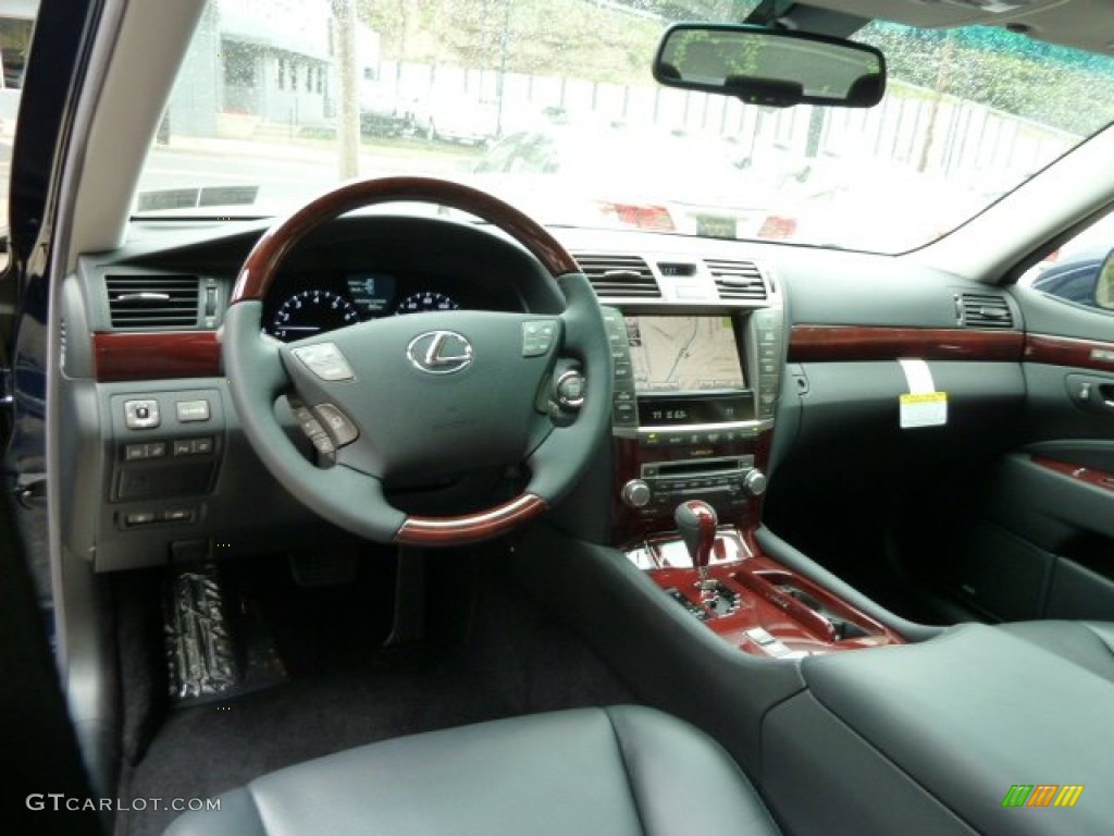 2011 Lexus LS 460 AWD Black Dashboard Photo #54244589