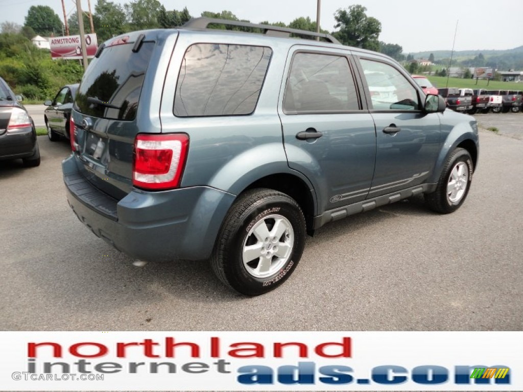 2010 Escape XLT 4WD - Steel Blue Metallic / Stone photo #7