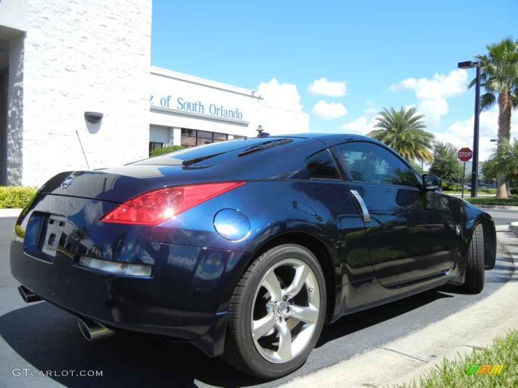 San Marino Blue 2008 Nissan 350Z Touring Coupe Exterior Photo #54245189