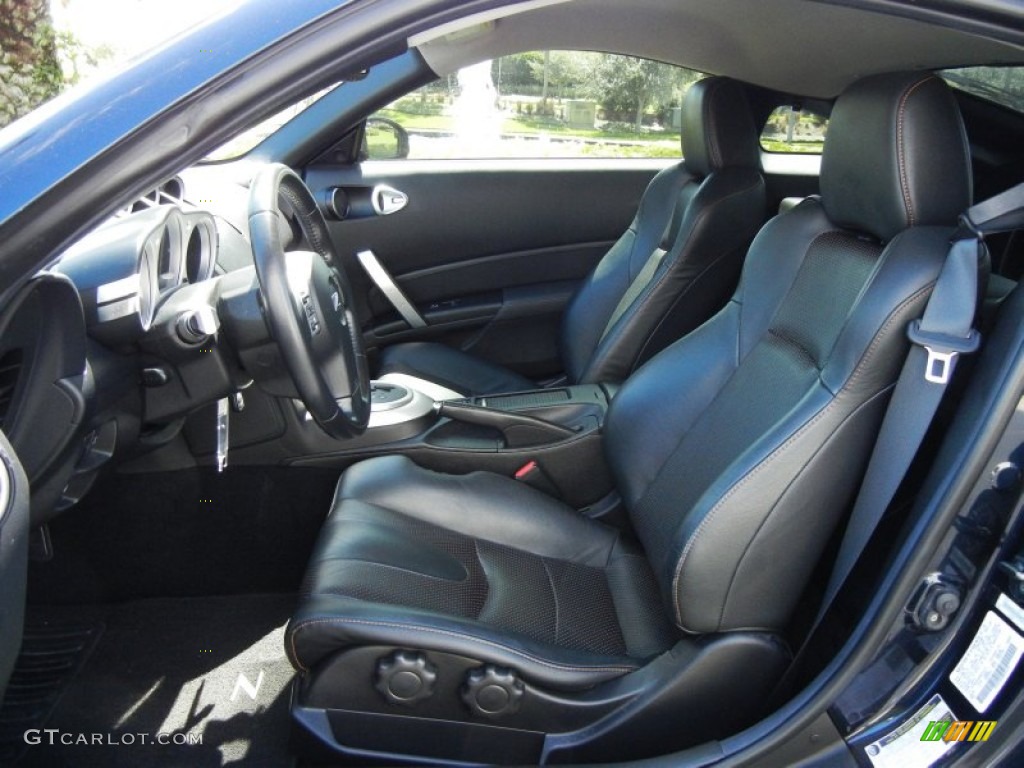 Charcoal Interior 2008 Nissan 350Z Touring Coupe Photo #54245234