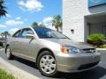 2002 Titanium Metallic Honda Civic EX Coupe  photo #4