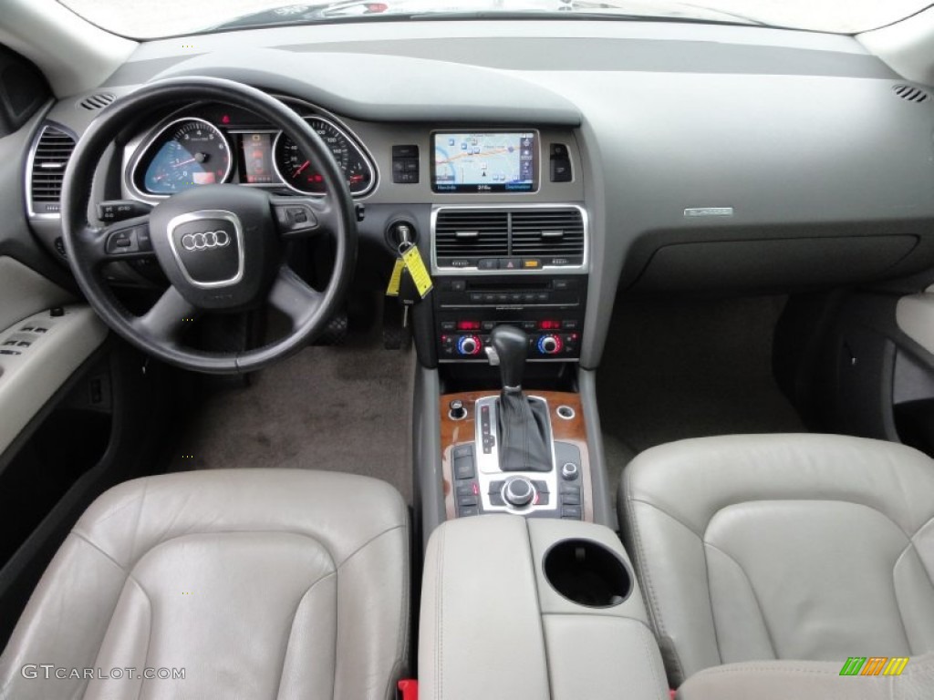 2007 Audi Q7 4.2 Premium quattro Cardamom Beige Dashboard Photo #54246364