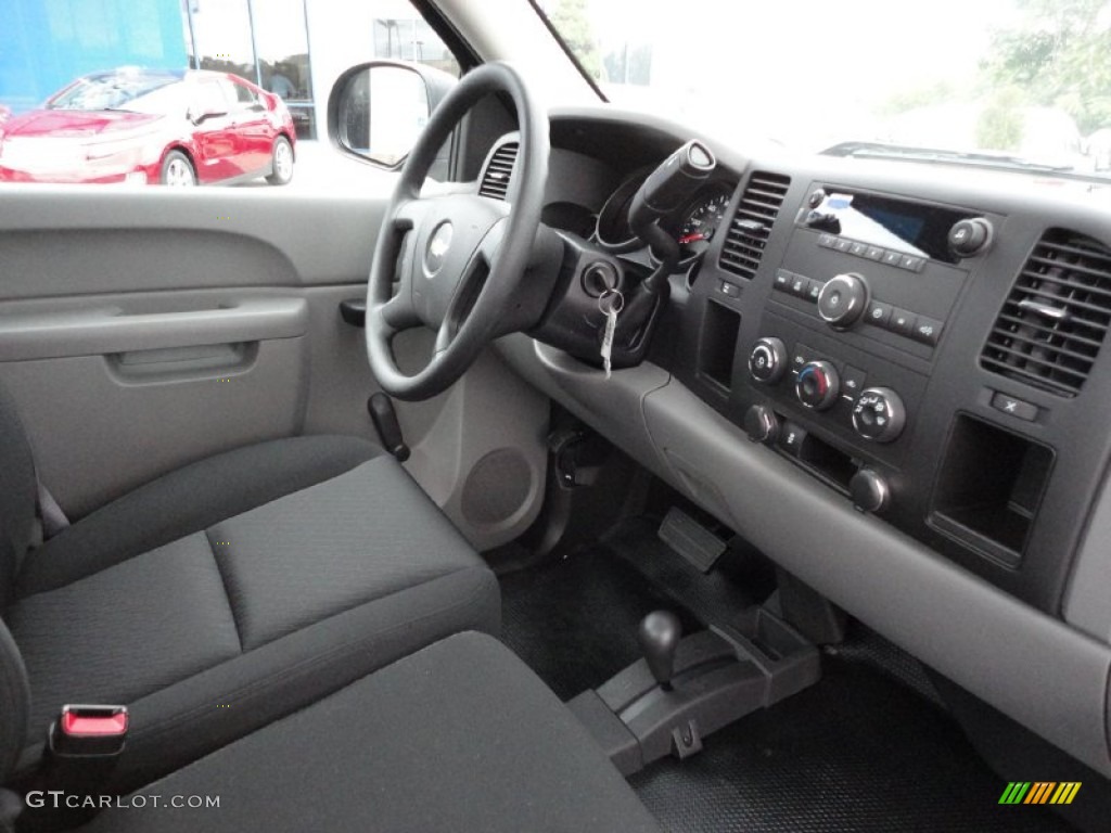 2012 Silverado 1500 Work Truck Regular Cab 4x4 - Blue Granite Metallic / Dark Titanium photo #16