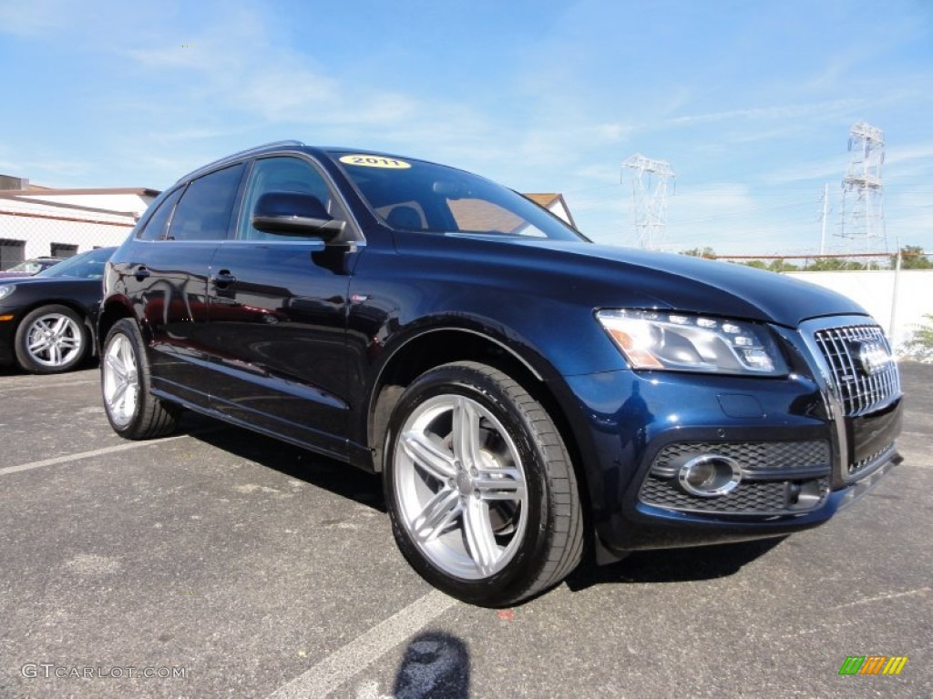 2011 Q5 3.2 quattro - Deep Sea Blue Pearl Effect / Black photo #5