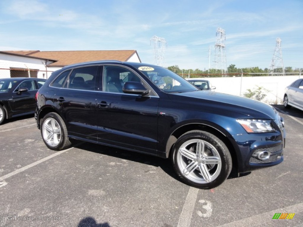 Deep Sea Blue Pearl Effect 2011 Audi Q5 3.2 quattro Exterior Photo #54246576