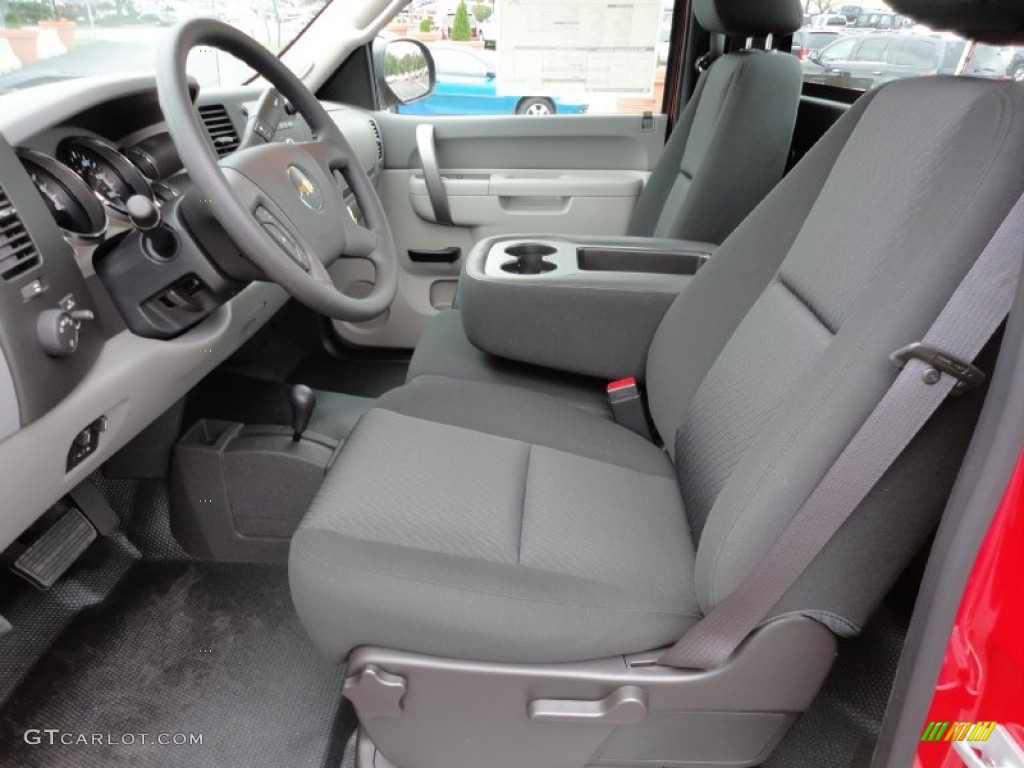 Dark Titanium Interior 2012 Chevrolet Silverado 2500HD Work Truck Regular Cab 4x4 Photo #54246662