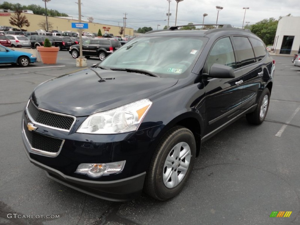 Dark Blue Metallic 2012 Chevrolet Traverse LS Exterior Photo #54246782