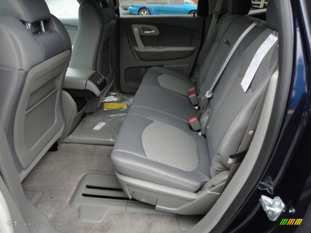 Dark Gray/Light Gray Interior 2012 Chevrolet Traverse LS Photo #54246881