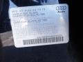 2011 Audi Q5 3.2 quattro Info Tag