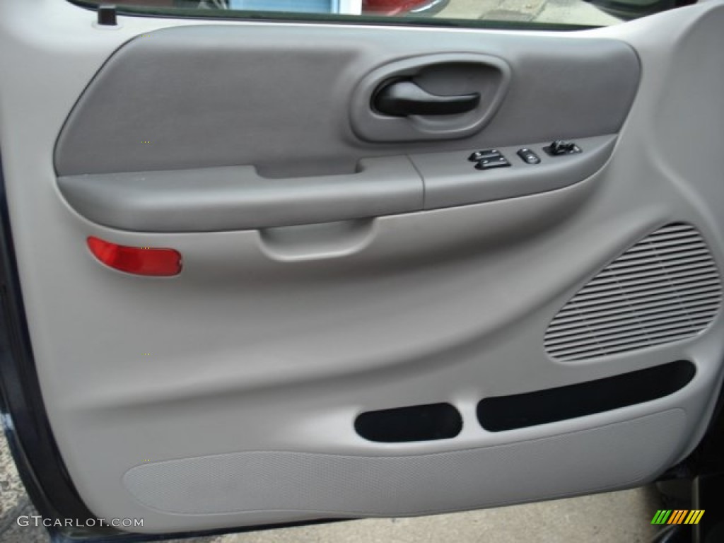 2003 Ford F150 FX4 SuperCab 4x4 Dark Graphite Grey Door Panel Photo #54247994