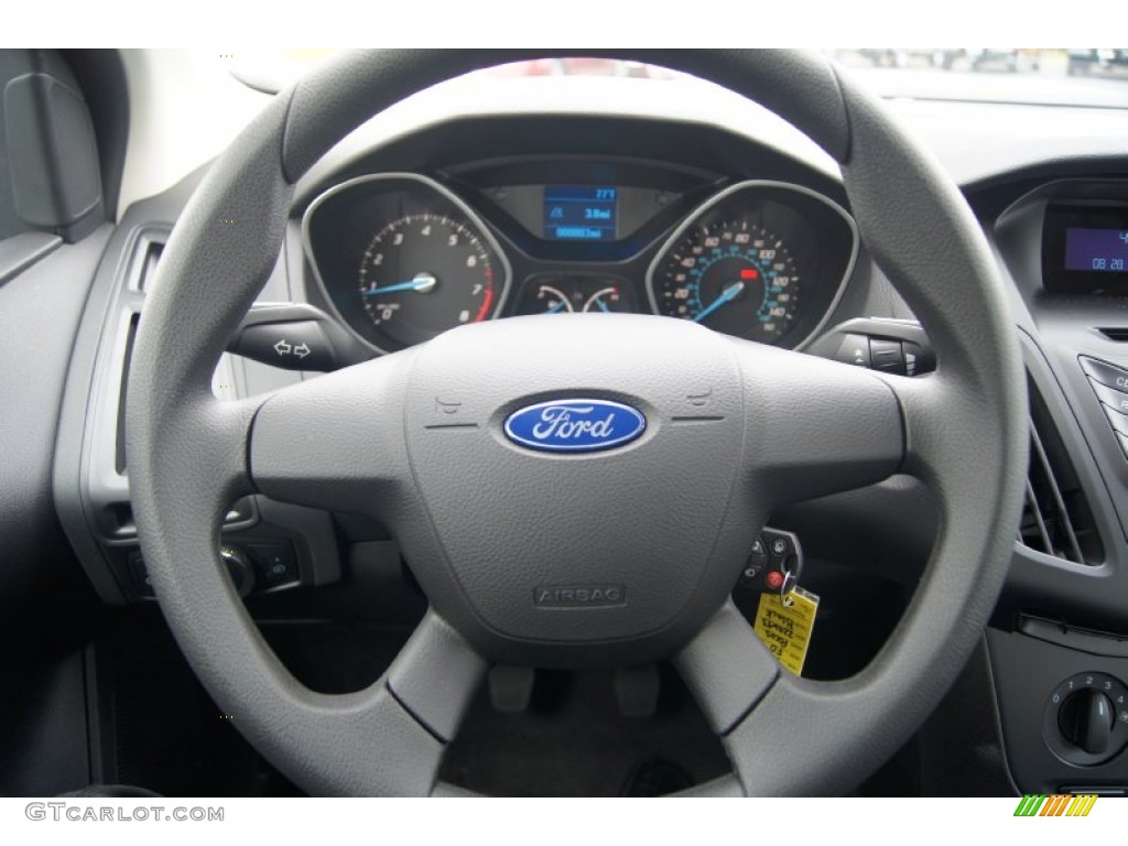 2012 Focus S Sedan - Black / Charcoal Black photo #20