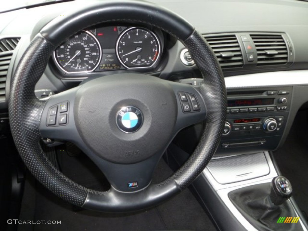 2008 1 Series 135i Coupe - Jet Black / Black photo #10