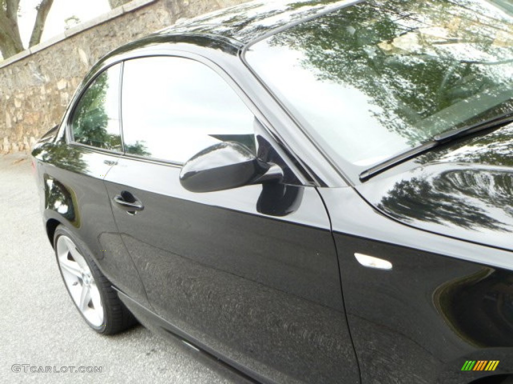 2008 1 Series 135i Coupe - Jet Black / Black photo #16