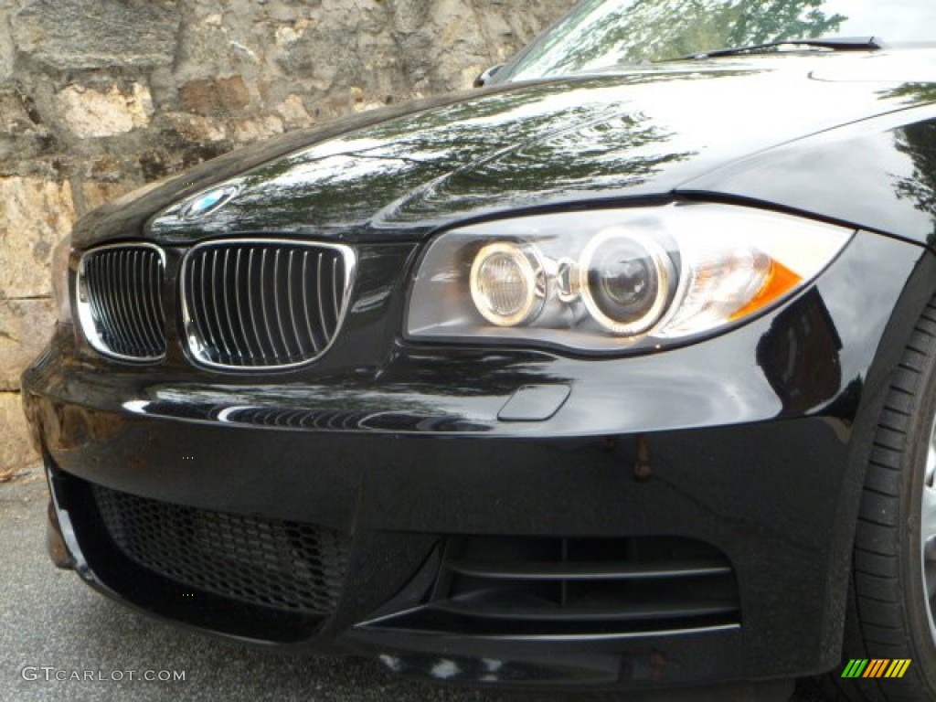 2008 1 Series 135i Coupe - Jet Black / Black photo #20