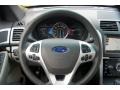 Medium Light Stone 2012 Ford Explorer Limited Steering Wheel