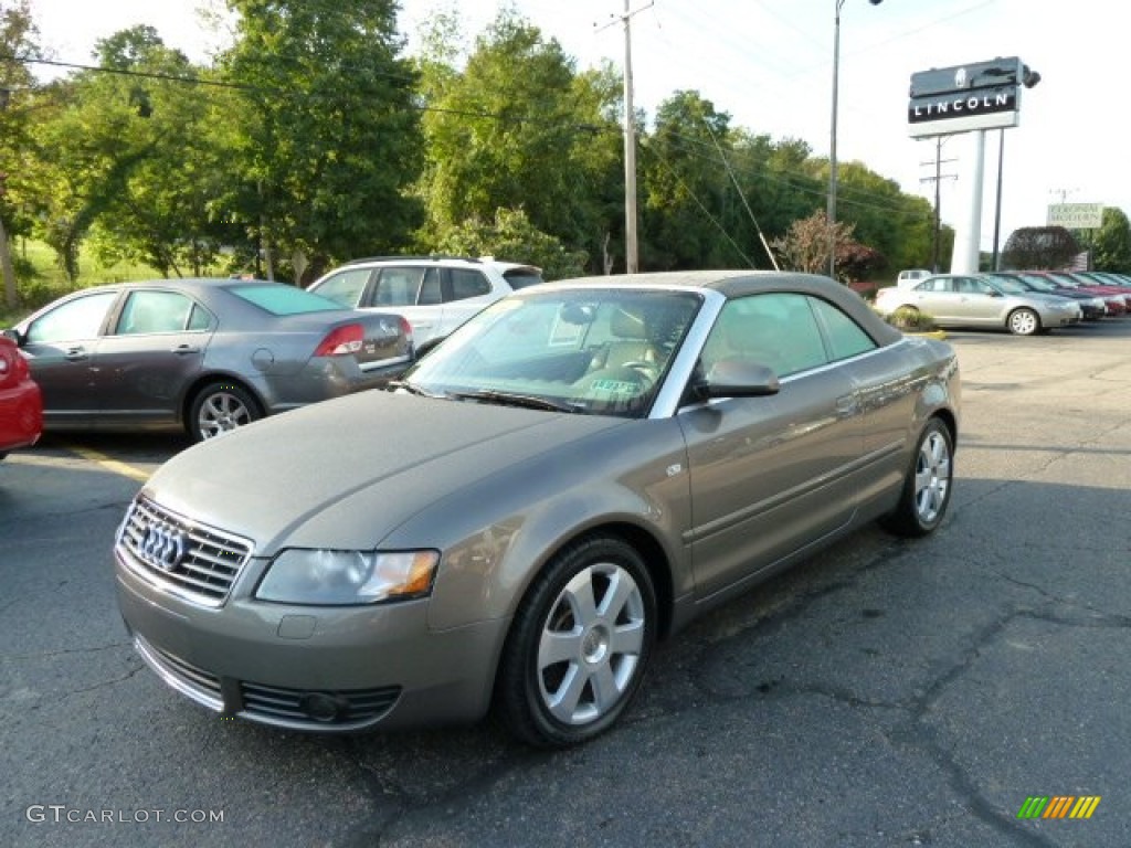 2004 A4 3.0 quattro Cabriolet - Alpaka Beige Pearl Effect / Beige photo #1