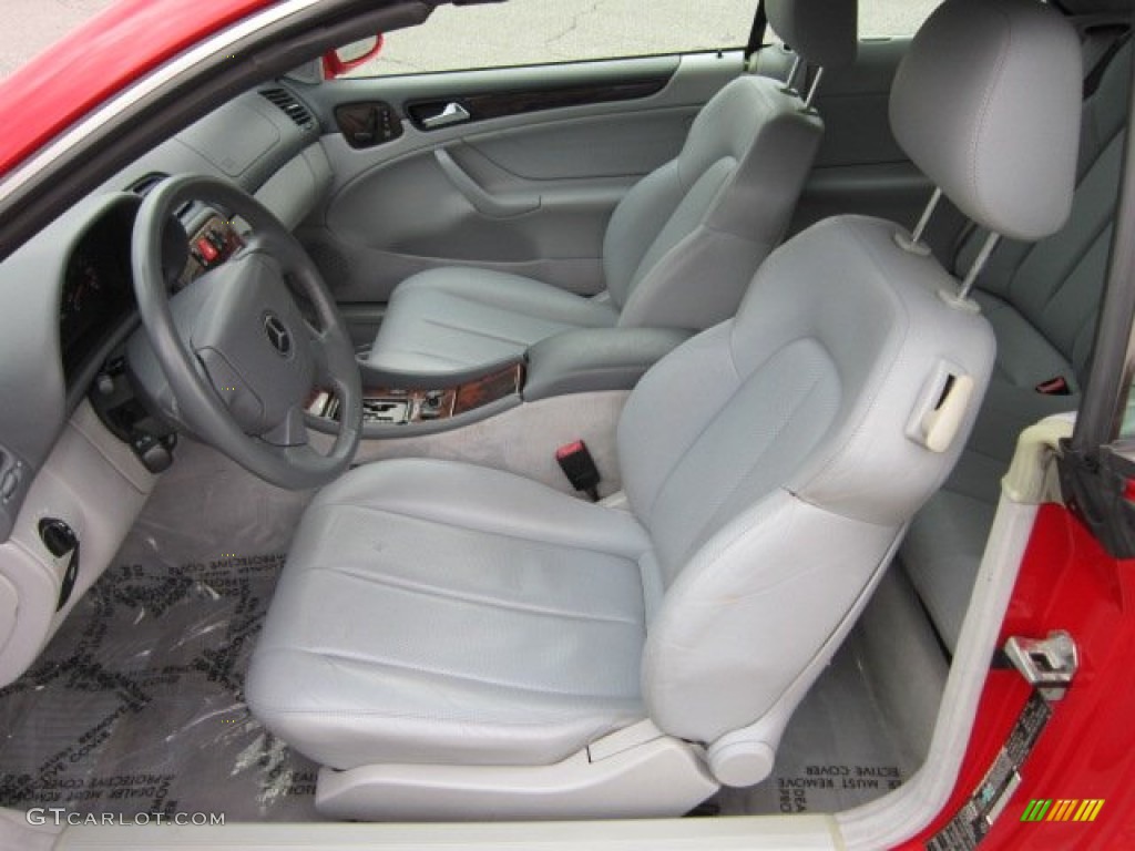 Ash Interior 1999 Mercedes-Benz CLK 320 Convertible Photo #54250365