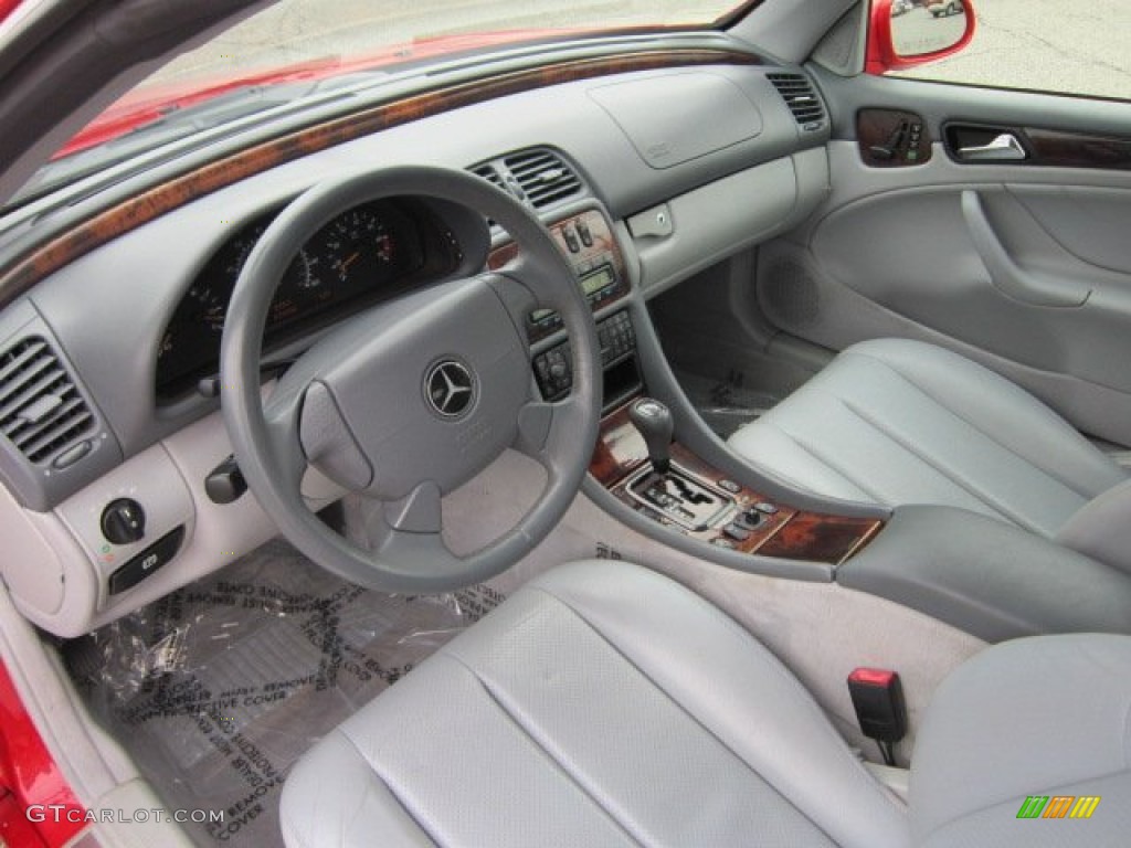 Ash Interior 1999 Mercedes-Benz CLK 320 Convertible Photo #54250373