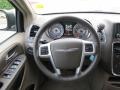 Dark Frost Beige/Medium Frost Beige 2011 Chrysler Town & Country Touring - L Steering Wheel