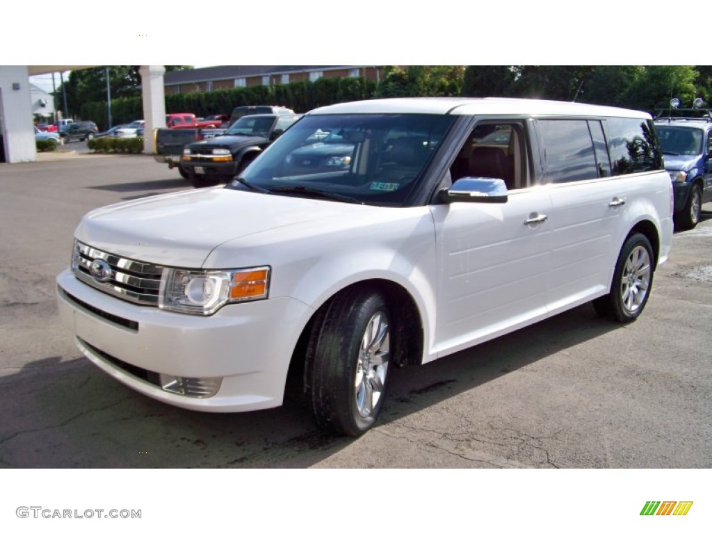 White Platinum Metallic Tri-Coat 2011 Ford Flex Limited AWD Exterior Photo #54251249