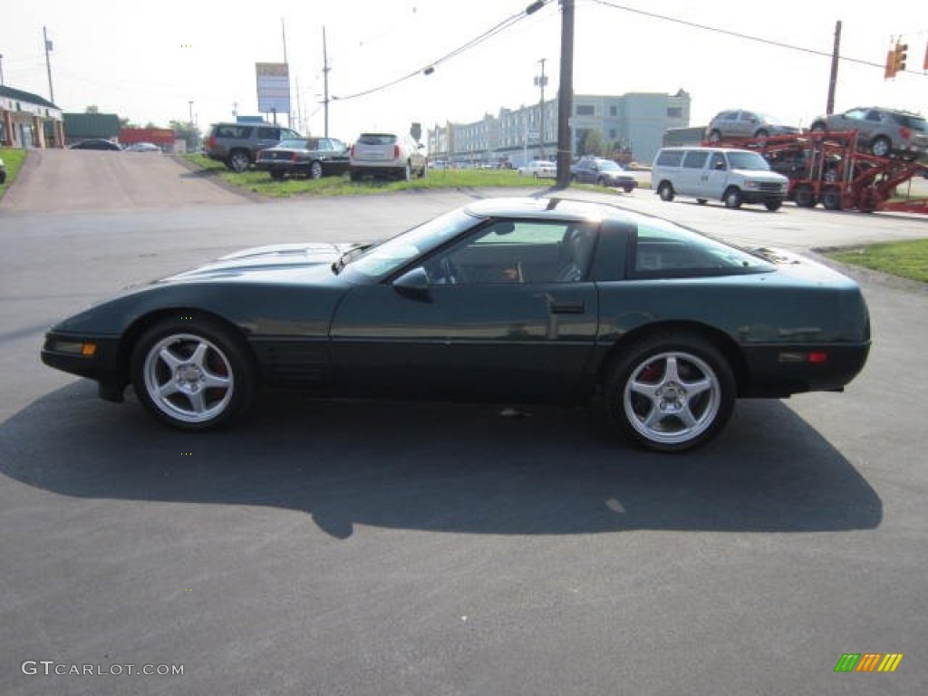 1992 Corvette Coupe - Polo Green Metallic / Tan photo #4