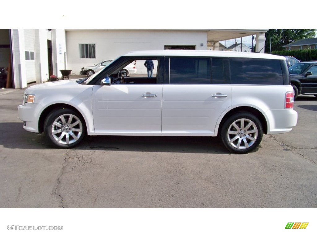 White Platinum Metallic Tri-Coat 2011 Ford Flex Limited AWD Exterior Photo #54251279