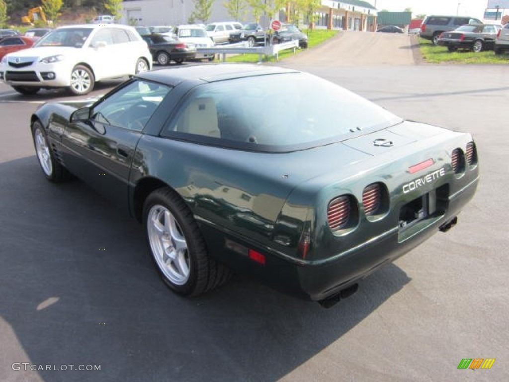 1992 Corvette Coupe - Polo Green Metallic / Tan photo #5