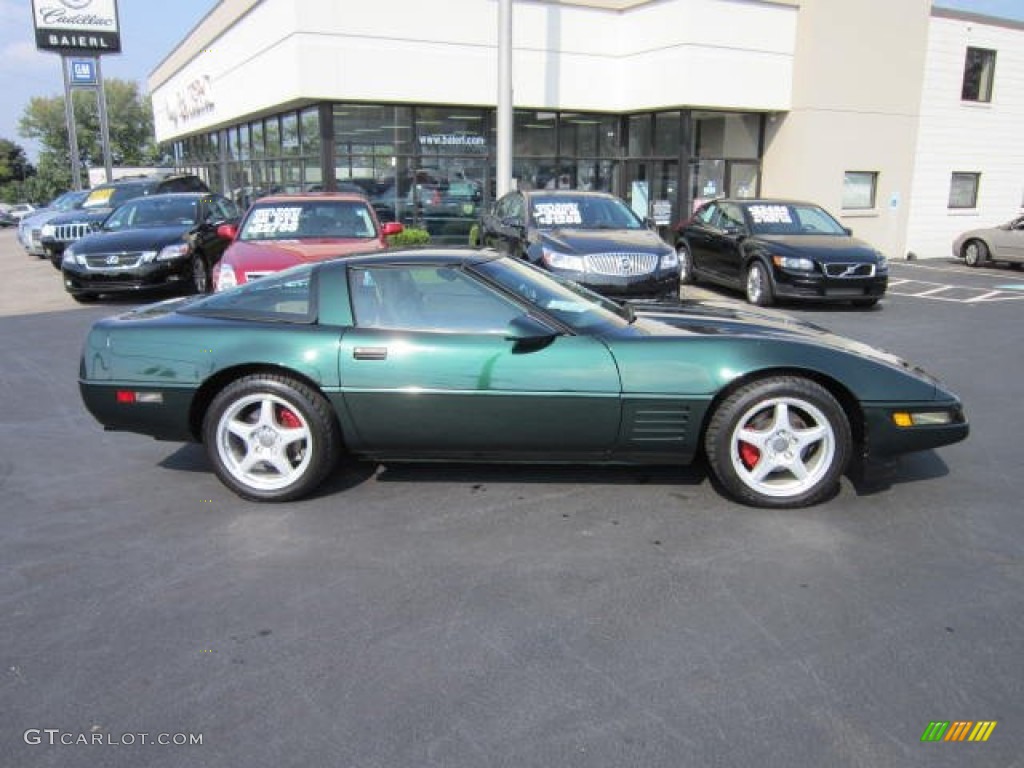 Polo Green Metallic 1992 Chevrolet Corvette Coupe Exterior Photo #54251300