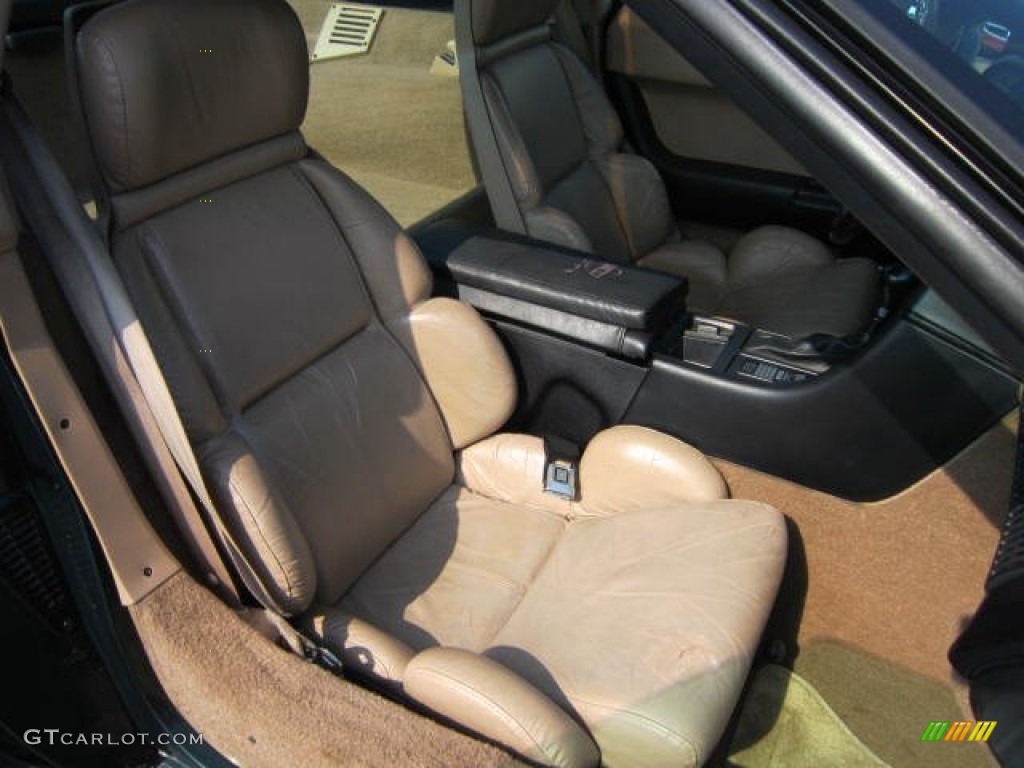 1992 Corvette Coupe - Polo Green Metallic / Tan photo #12