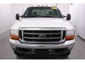 2001 Oxford White Ford F350 Super Duty XLT SuperCab 4x4 Dually  photo #2