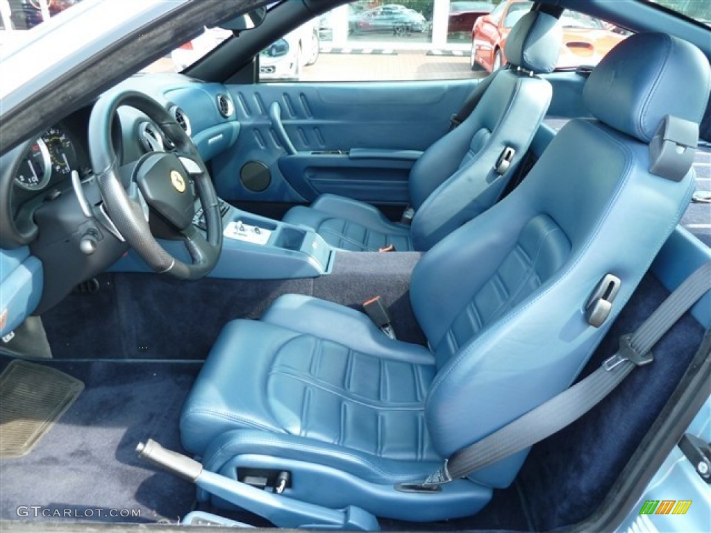 Blue Medio Interior 2003 Ferrari 575M Maranello F1 Photo #54255377
