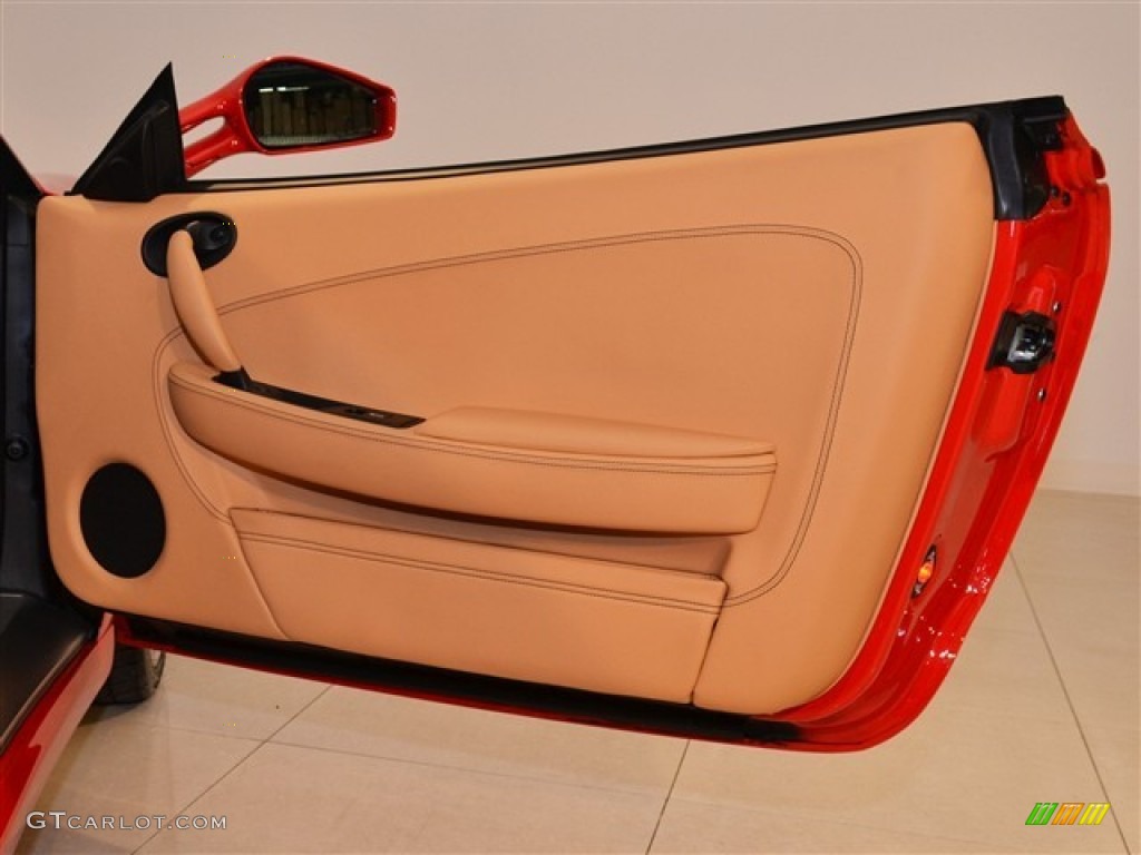 2008 Ferrari F430 Coupe Tan Door Panel Photo #54255461