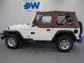 2000 Stone White Jeep Wrangler SE 4x4  photo #4