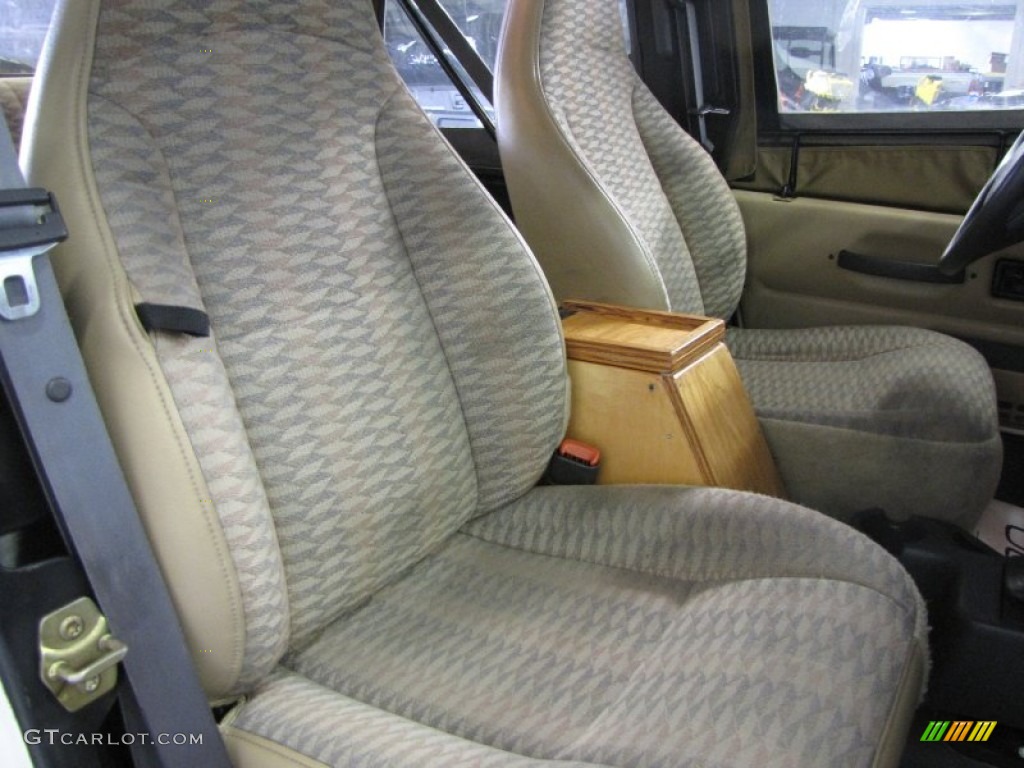 2000 Wrangler SE 4x4 - Stone White / Camel photo #12
