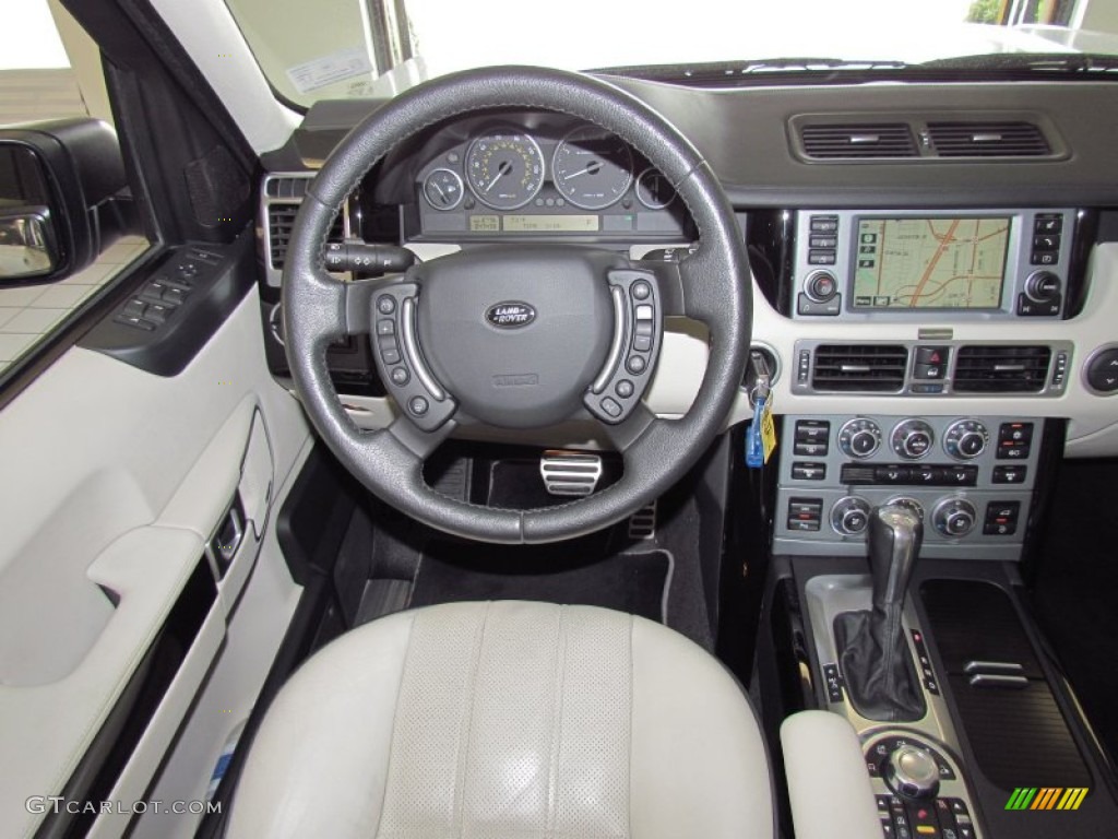 2007 Range Rover Supercharged - Zermatt Silver Metallic / Ivory/Black photo #14