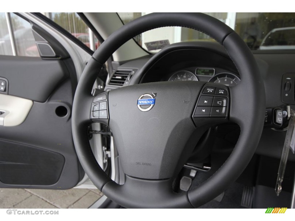 2012 Volvo C30 T5 Blonde Steering Wheel Photo #54268316