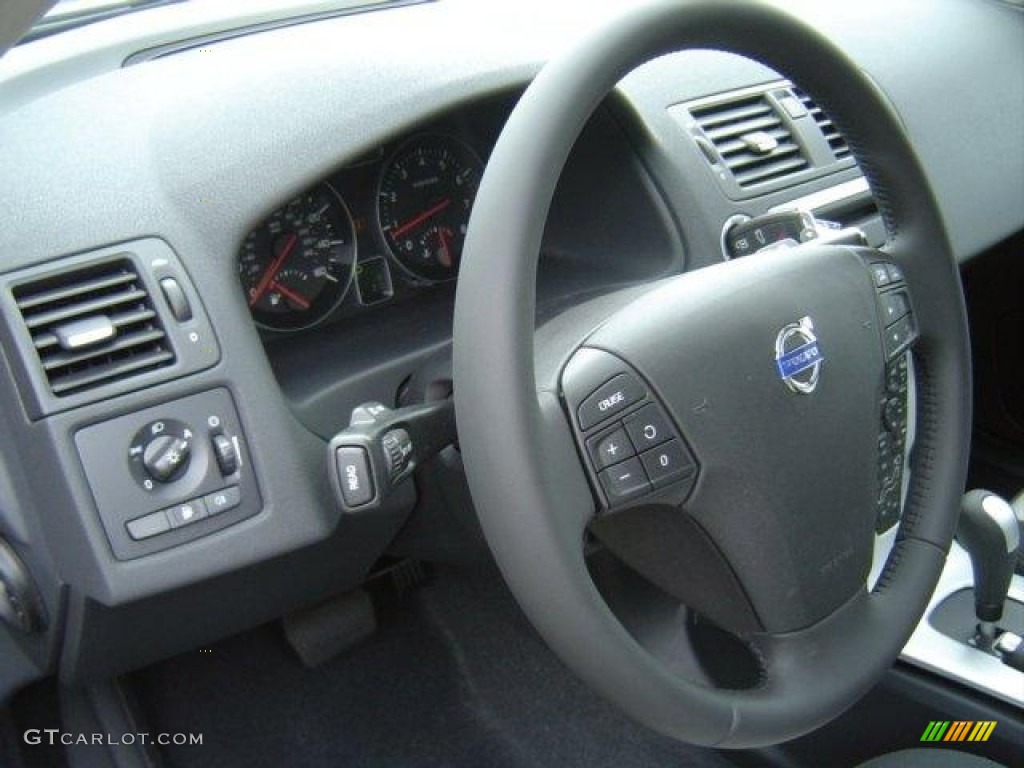 2012 Volvo C30 T5 Off Black/Blonde Steering Wheel Photo #54268520
