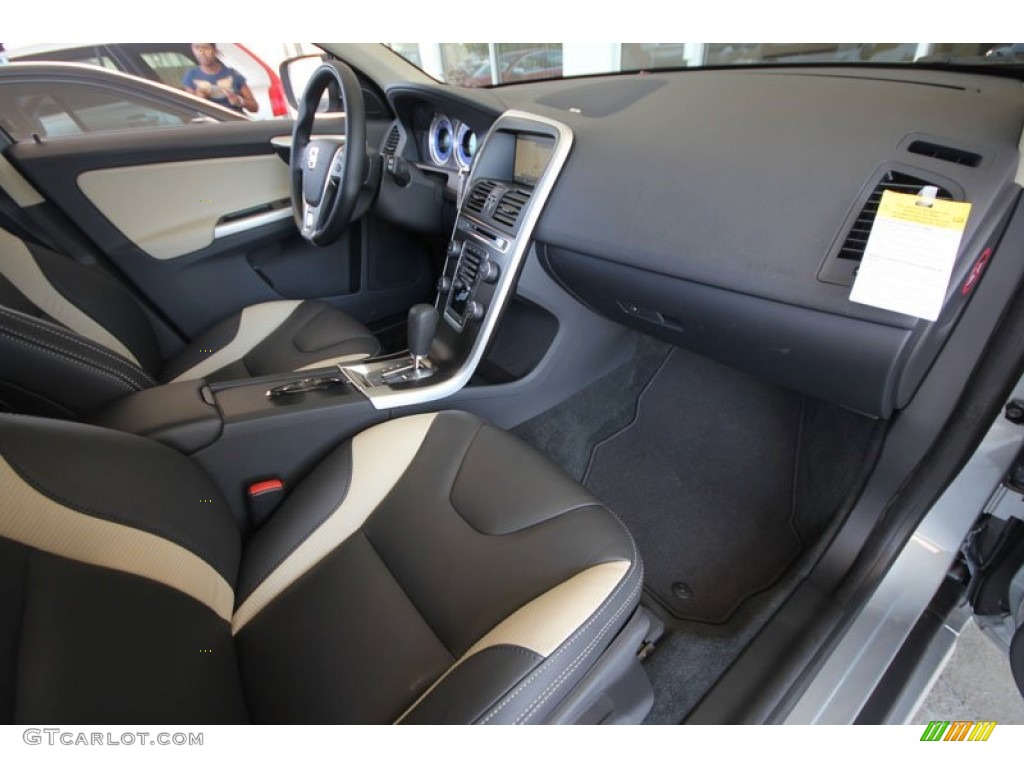 R Design Off Black/Beige Inlay Interior 2012 Volvo XC60 T6 R-Design Photo #54268778