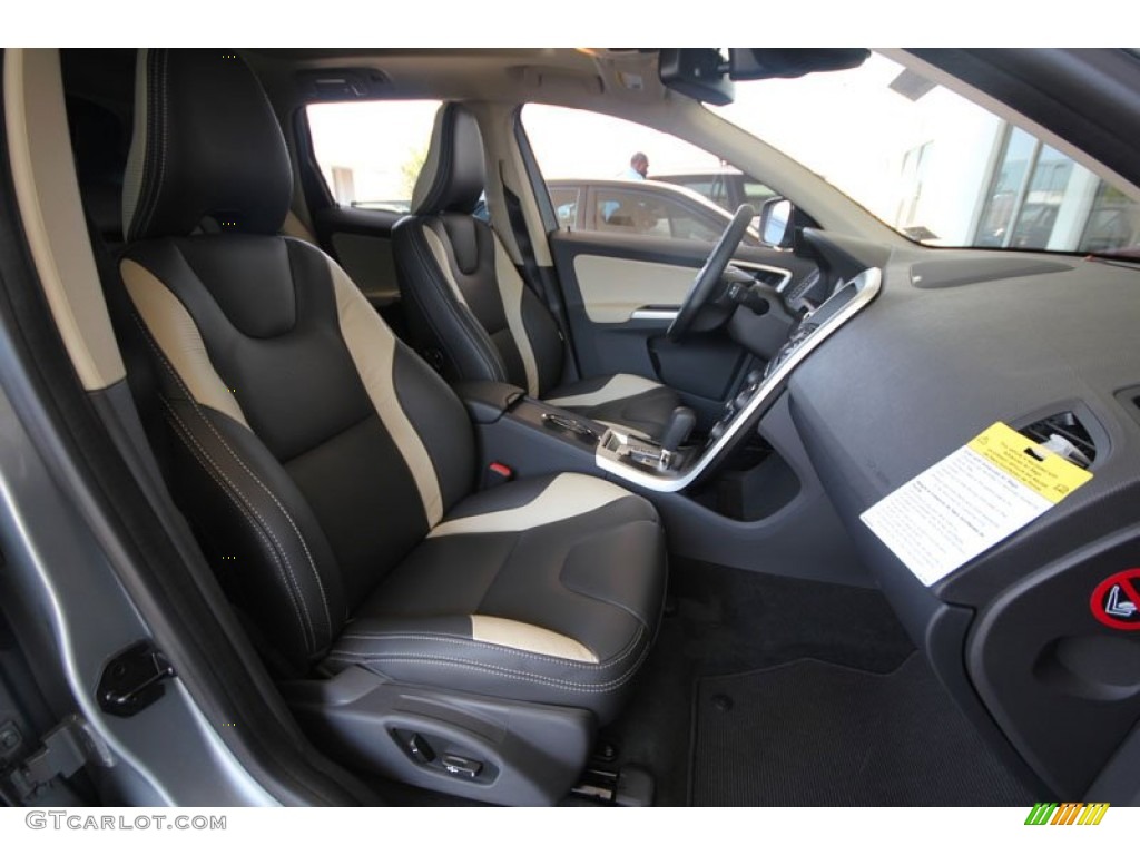 R Design Off Black/Beige Inlay Interior 2012 Volvo XC60 T6 R-Design Photo #54268787