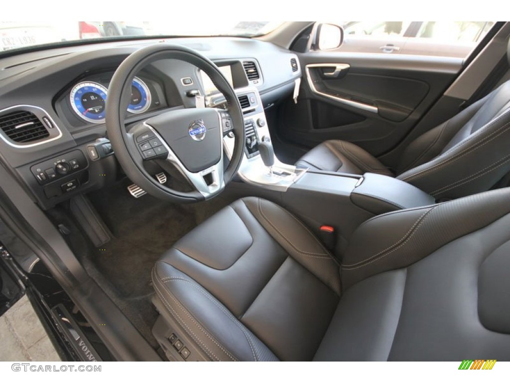 Off Black/Anthracite Black Interior 2012 Volvo S60 T6 AWD Photo #54268829