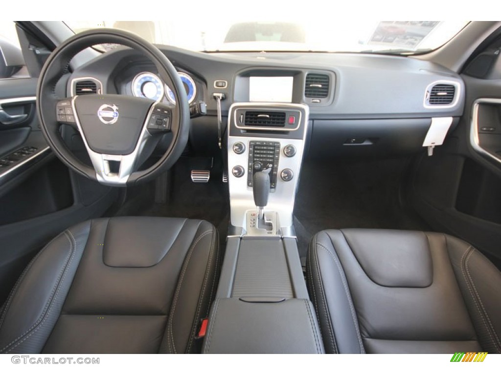 Off Black/Anthracite Black Interior 2012 Volvo S60 T6 AWD Photo #54268985